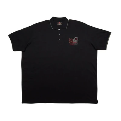 Extra nagy 7XL-10XL méretű A.Travel sötétkék színű, rövid ujjú galléros póló testes férfiaknak, akár személyes átvétellel is. Vásárolja meg online, pontos mérettáblázatunk segítségével!1