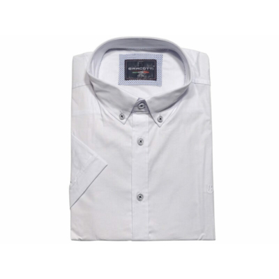 Nagy 2XL-6XL méretű B.Fehér elegáns férfi rövid ujjú ing prémium minőségű rugalmas pamut anyagból.Rendeljen online kényelmesen vagy jöjjön el személyesen üzletünkbe!