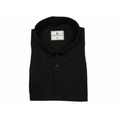6XL-9XL- B.Fekete zsebes férfi EXTRA nagyméretű rövid ujjú ing kiváló minőségű rugalmas pamut anyagból.Rendeljen online kényelmesen vagy jöjjön el személyesen üzletünkbe!