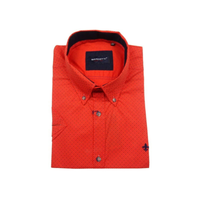 Sportos elegáns B.Piros Spot férfi nagyméretű rövid ujjú ing kiváló minőségű rugalmas pamut anyagból.Rendeljen online kényelmesen vagy jöjjön el személyesen üzletünkbe!