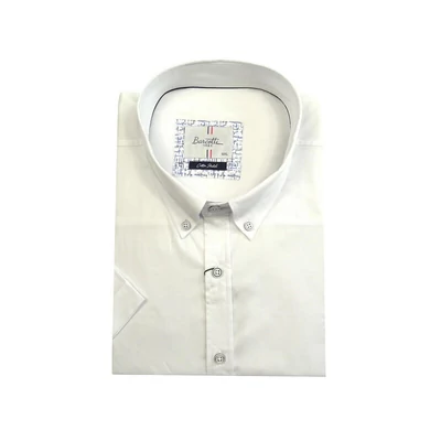 Extra nagy 6XL-9XL méretű B.Joyful fehér rövid ujjú ing prémium minőségű rugalmas pamut anyagból.Rendeljen online kényelmesen vagy jöjjön el személyesen üzletünkbe!