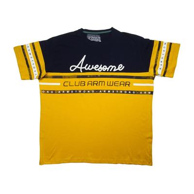 Divatos 2XL-6XL extra méretű A.Awsome sárga férfi rövid ujjú póló nyomott felirattal, 100% prémium pamutból. Rendeljen kényelemesen, gyors szállítással vagy jöjjön el hozzánk személyesen üzletünkbe!1