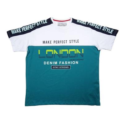 Divatos nagy 2XL-6XL méretű A.London türkiz férfi rövid ujjú póló nyomott felirattal, 100% prémium pamutból. Rendeljen kényelemesen, gyors szállítással vagy jöjjön el hozzánk személyesen üzletünkbe!1