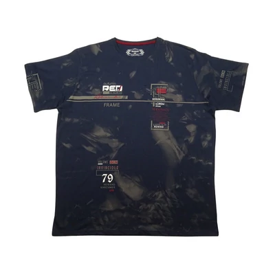 Férfi 2XL,3XL,4XL,5XL,6XL nagyméretű A.Berlin sötétkék férfi rövid ujjú póló nyomott felirattal, 100% prémium pamutból. Rendeljen kényelemesen, gyors szállítással vagy jöjjön el hozzánk személyesen üzletünkbe!1