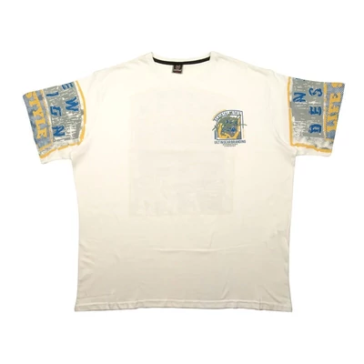Férfi 2XL,3XL,4XL,5XL,6XL nagyméretű A.Silent fehér rövid ujjú póló, divatos nyomott felirattal, 100% prémium pamutból. Rendeljen kényelemesen, gyors szállítással vagy jöjjön el hozzánk személyesen üzletünkbe!1