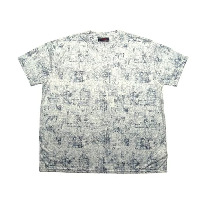 Divatos férfi 3XL,4XL,5XL,6XL-nagy méretű vékony póló, batikolt fehér-kék színben. Prémium minőségű rugalmas puha pamut/viszkózból. Rendeljen online, pár kattintással vagy jöjjön el hozzánk személyesen!1