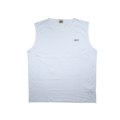 2XL-6XL A.Sima fehér férfi nagyméretű ujjatlan póló 100% prémium pamutból. Rendeljen kényelemesen, gyors szállítással!1