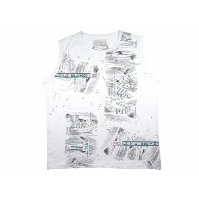 Prémium minőségű 2XL-6XL A.Urban fehér férfi nagyméretű ujjatlan póló 100% pamut anyagból.Rendeljen kényelemesen, gyors szállítással!1