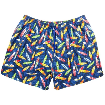 Divatos férfi 2XL-6XL nagyméretű MC.Surf kék, színes szörfdeszka mintás fürdőnadrág, cipzáras zsebekkel. Rendeljen online, gyors szállítással vagy látogasson el hozzánk üzletünkbe!