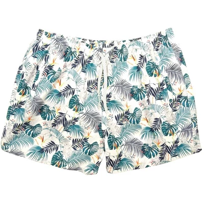 Divatos férfi 2XL-6XL nagyméretű MC.Tropical fehér fürdőnadrág, cipzáras zsebekkel. Rendeljen online, gyors szállítással vagy látogasson el hozzánk üzletünkbe!