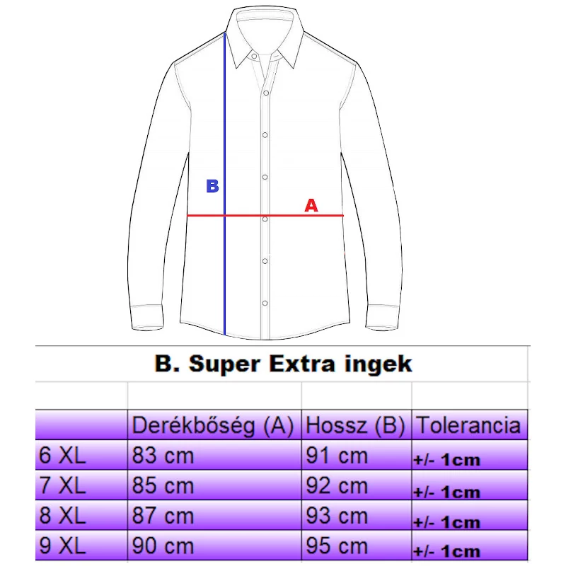 b-super-extra-ingek-merettablazat