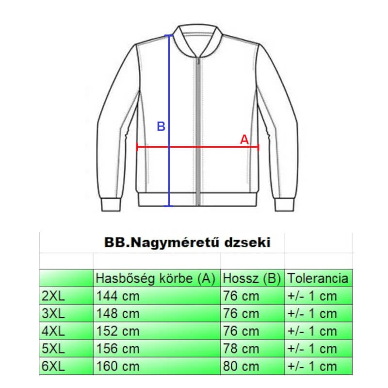 Cozy Extra nagyméretű férfi átmeneti dzseki sötétkék 4XL
