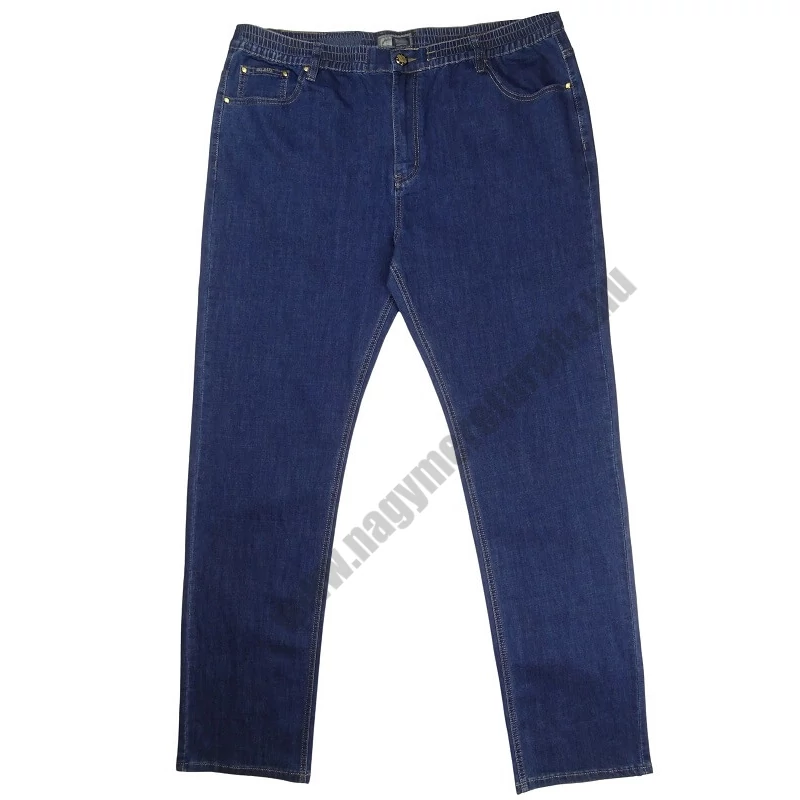 Nagyméretű férfi gumis derekú farmernadrág 47-es méretben