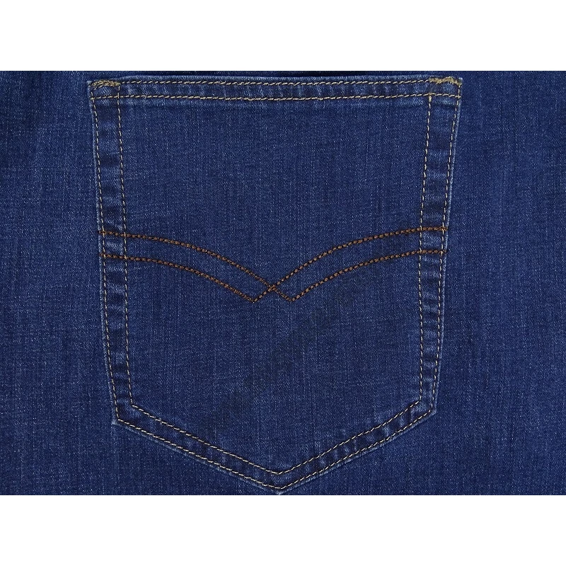 Nagyméretű férfi gumis derekú farmernadrág 47-es méretben