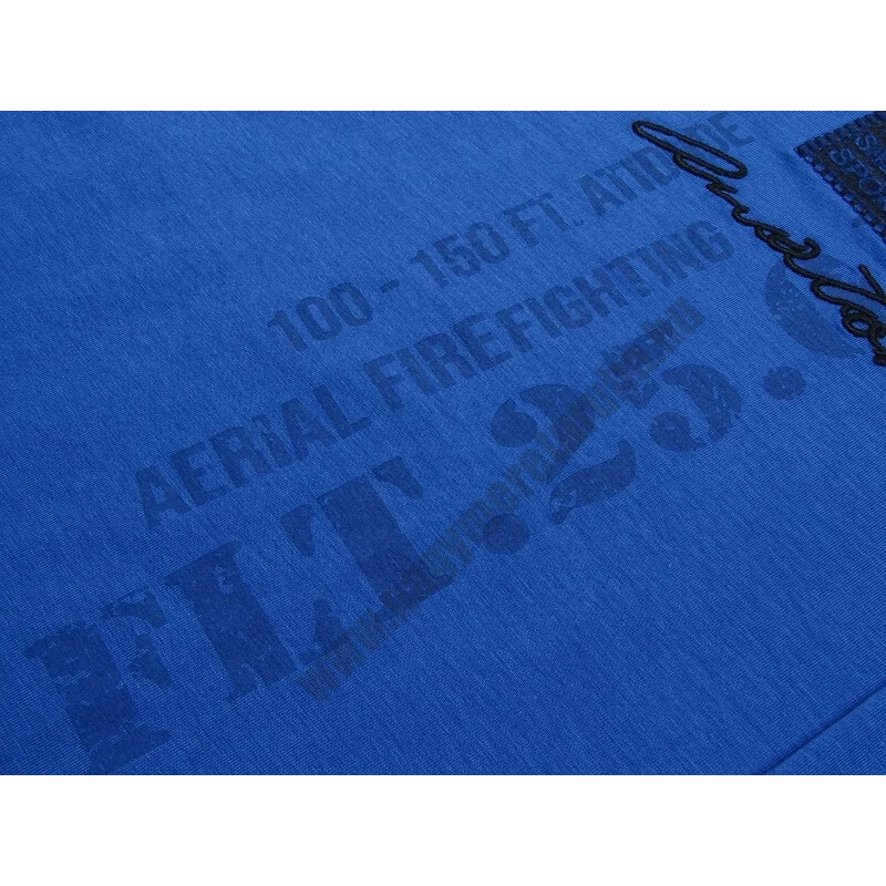 Hosszú ujjú póló Sport 3XL kék nagyméretű