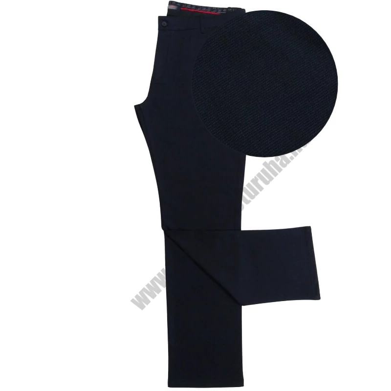 Nagyméretű férfi alkalmi nadrág 50-es méret Lucci sötétkék