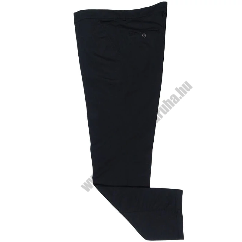 Férfi nagyméretű elegáns S.Fekete vászon nadrág prémium minőségű rugalmas pamut anyagból!Rendeljen online kényelemesen vagy jöjjön el üzletünkbe személyesen!