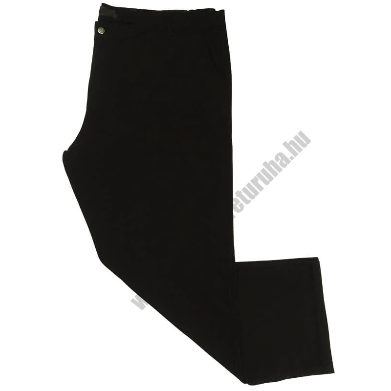 Nyári,vékony nagyméretű férfi alkalmi nadrág fekete színben.Prémium minőségű rugalmas anyagból!Rendeljen online kényelmesen pár kattintással!