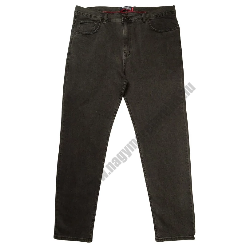 Extra nagyméretű férfi farmernadrág szürke színben,klasszikus szabással.Kiváló minőségű rugalmas pamutból!Rendeljen online vagy jöjjön el személyesen!