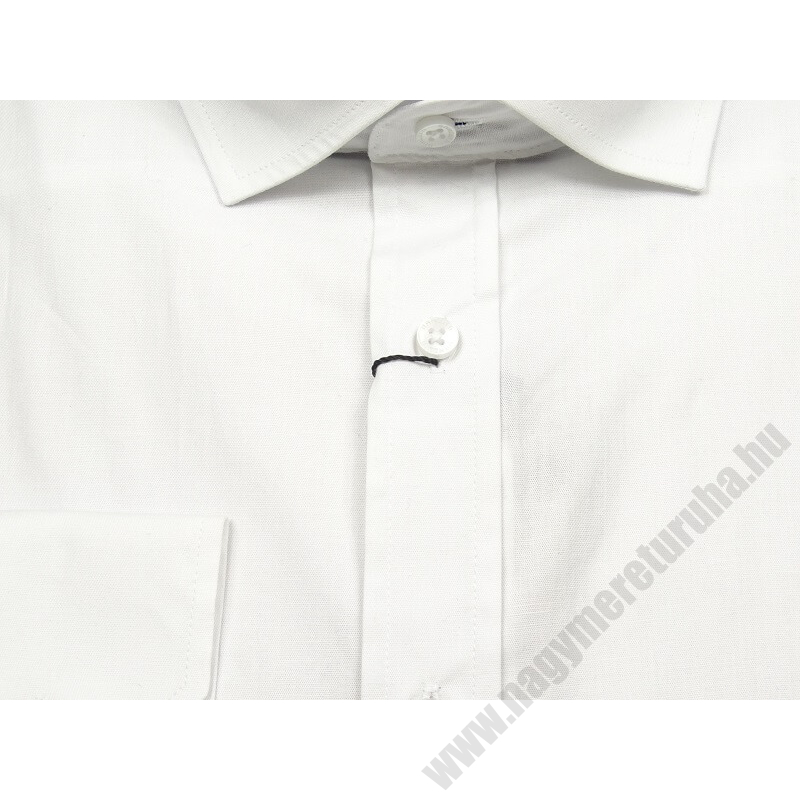 2XL-6XL méretű B.Fehér férfi nagyméretű alkalmi hosszú ujjú ing rugalmas pamut anyagból.Rendeljen online kényelmesen vagy jöjjön el személyesen üzletünkbe!2
