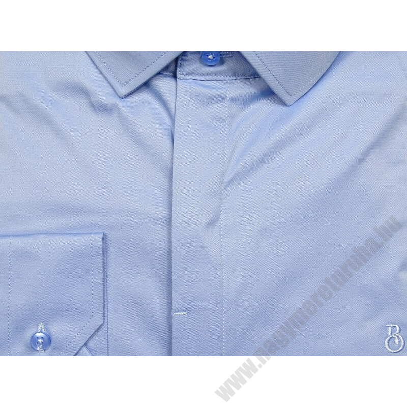 Extra nagy 3XL méretű B.Kék férfi hosszú ujjú pamut szatén ing. Kényeztető luxus érzés a mindennapokra.Rendeljen online kényelmesen vagy jöjjön el személyesen üzletünkbe!2