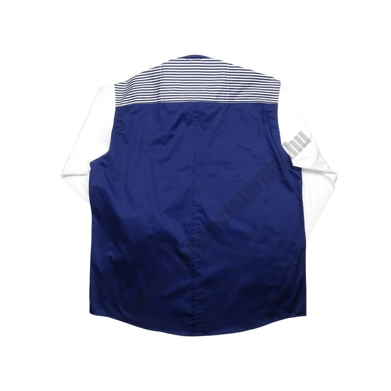 Extra nagy 2XL méretű B.Marine sötétkék zsebes férfi hosszú ujjú pamut szatén ing. Kényeztető luxus érzés a mindennapokra.Rendeljen online kényelmesen vagy jöjjön el személyesen üzletünkbe!4