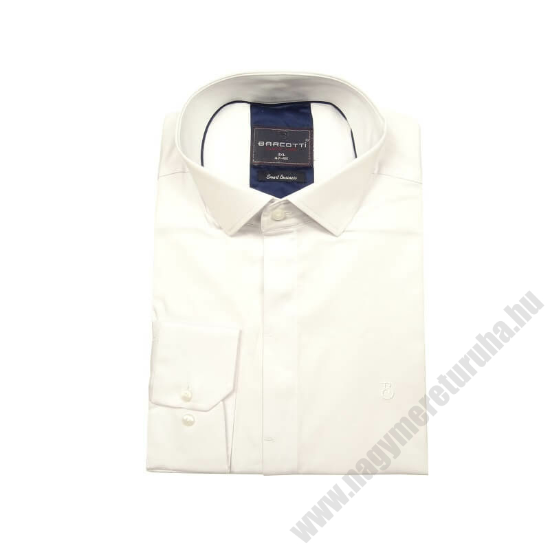 XL-5XL nagy méretű B.Fehér férfi hosszú ujjú rejtett gombos szatén ing. Kényeztető luxus érzés a mindennapokra.Rendeljen online kényelmesen vagy jöjjön el személyesen üzletünkbe!