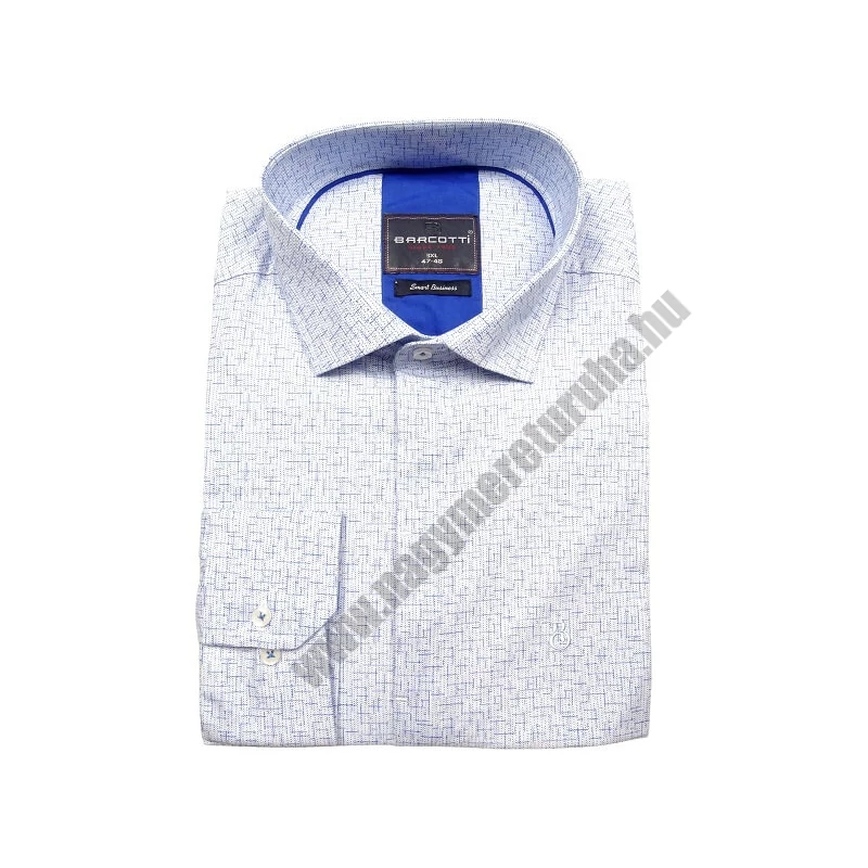 XL,2XL,3XL,4XL,5XL nagy méretű B.Frame királykék férfi rejtett gombos hosszú ujjú ing rugalmas pamut anyagból.Rendeljen online kényelmesen vagy jöjjön el személyesen üzletünkbe!