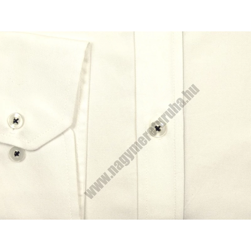Extra nagy 2XL,3XL,4XL,5XL,6XL méretű B.Exclusive fehér férfi hosszú ujjú gabardin ing. Kényeztető luxus érzés a mindennapokra.Rendeljen online kényelmesen vagy jöjjön el személyesen üzletünkbe!2
