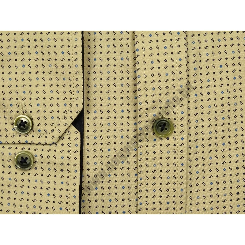 2XL, 3XL, 4XL, 5XL, 6XL nagyméretű B.Smart bézs, mintás férfi hosszú ujjú ing prémium minőségű rugalmas pamutból.Rendeljen online gyors szállítással vagy jöjjön el hozzánk személyesen üzletünkbe!2