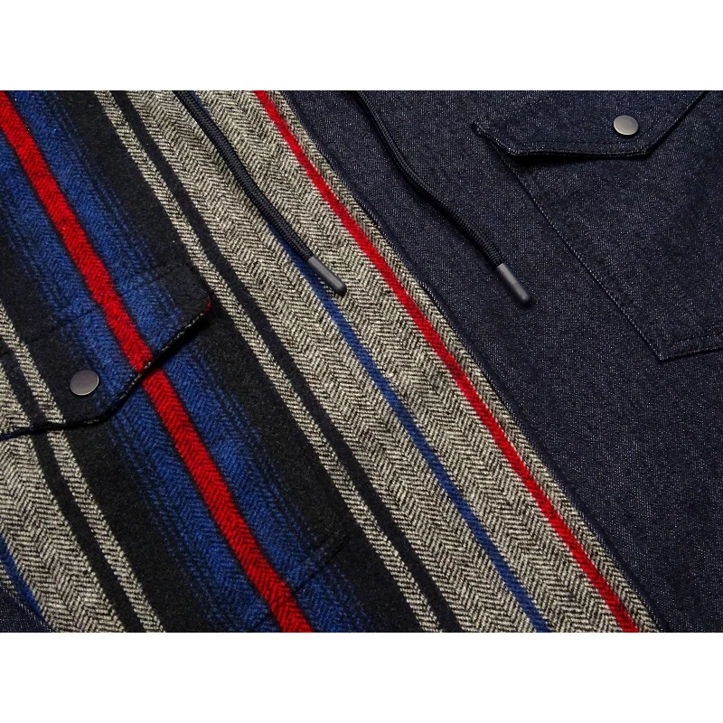 Nagy 2XL-6XL méretű kapucnis B.Winter kék-piros csíkos, férfi hosszú ujjú kapucnis farmering, prémium minőségű 100% pamutból.Rendeljen online gyors szállítással vagy jöjjön el hozzánk személyesen üzletünkbe!2