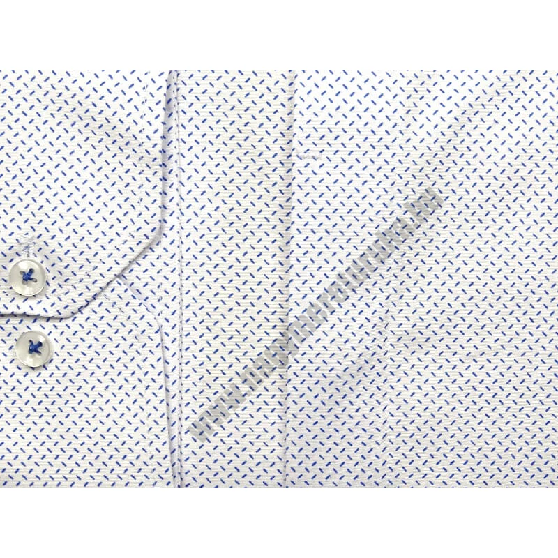Férfi nagy 2XL-6XL méretű B.Iron fehér-kék rejtett gombos hosszú ujjú ing. Prémium minőségű rugalmas pamut anyagból.Rendeljen online kényelmesen vagy jöjjön el személyesen üzletünkbe!2
