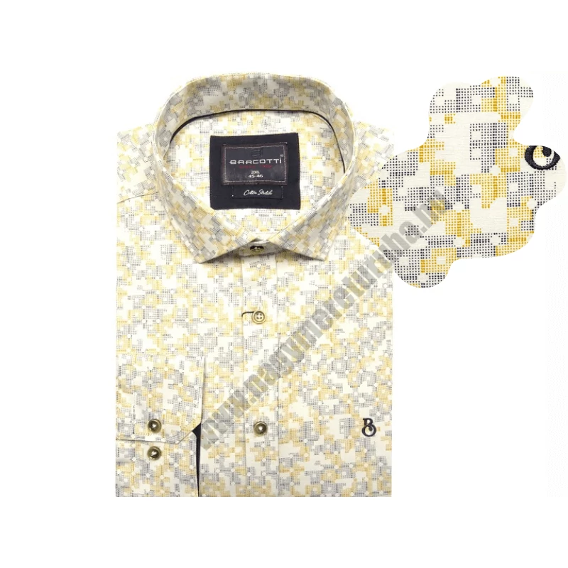 Divatos nagyméretű B.Puzzle mintás férfi férfi hosszú ujjú ing. 2XL-6XL méretekben rendelhető online vagy jöjjön el személyesen üzletünkbe!