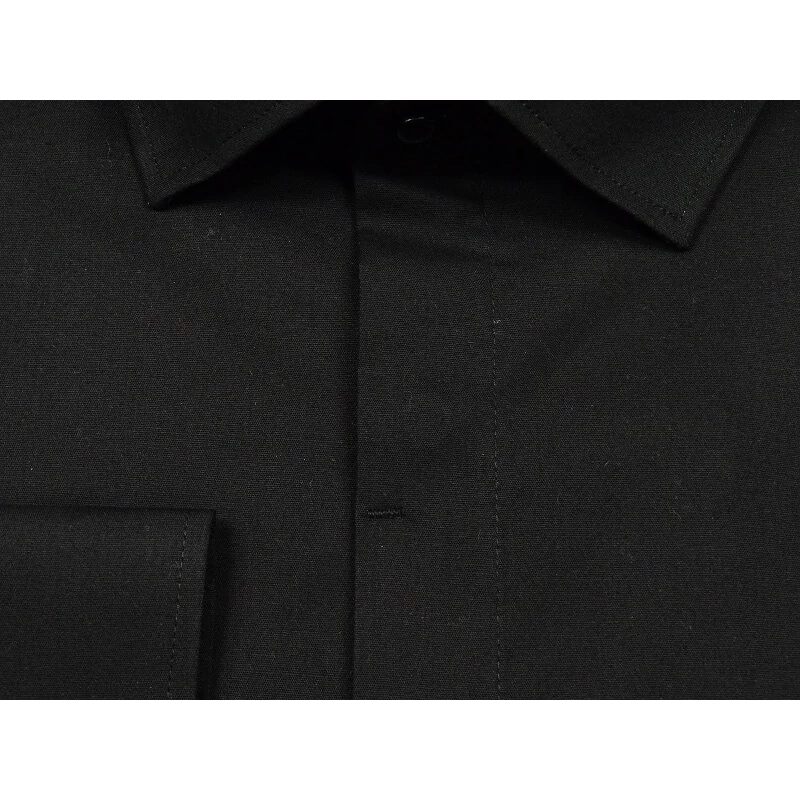 2XL méretű B.Ébenfekete férfi nagyméretű rejtett gombos hosszú ujjú ing rugalmas pamut anyagból.Rendeljen online kényelmesen vagy jöjjön el személyesen üzletünkbe!2