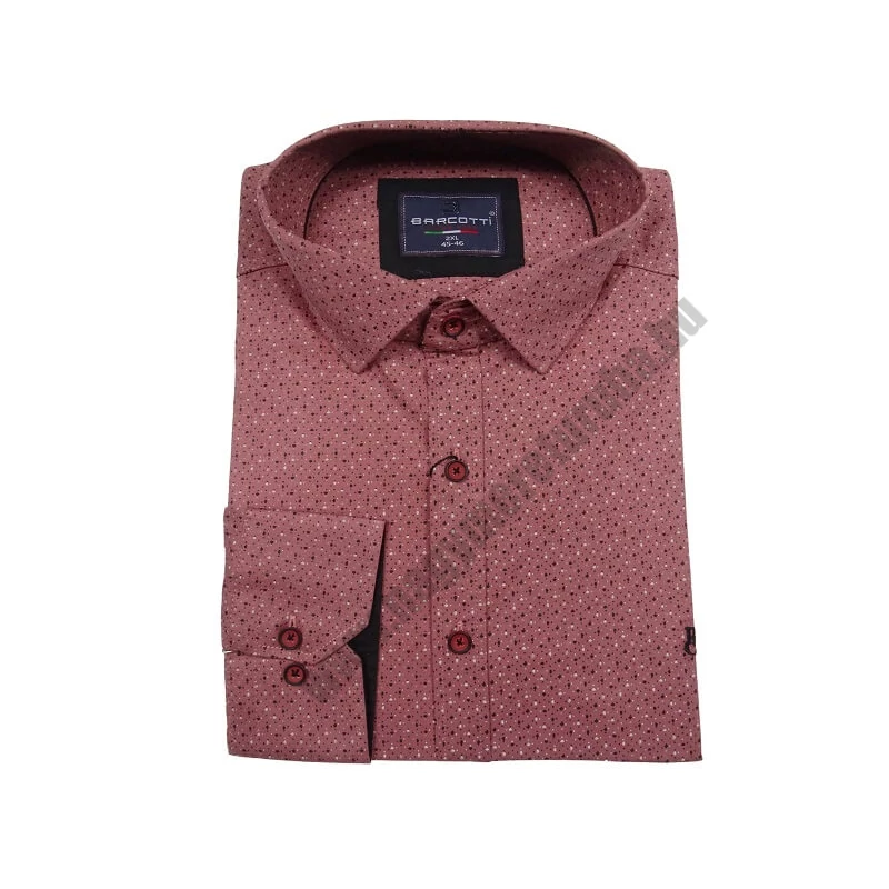 Férfi hosszú ujjú ing 4XL nagyméretű