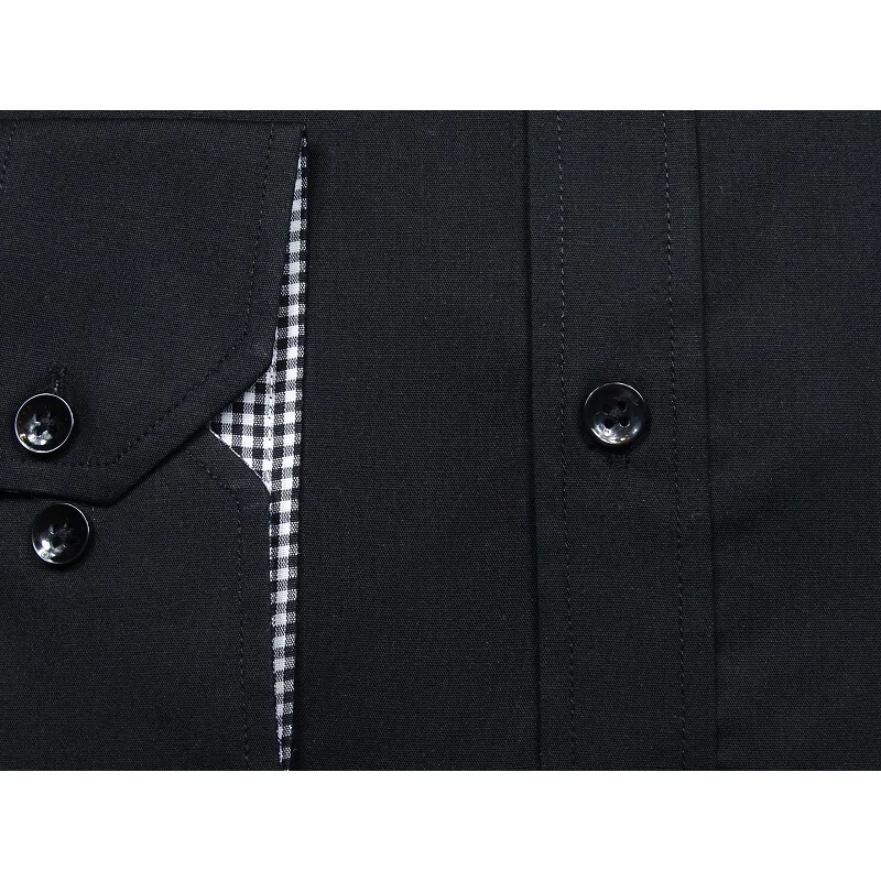 2XL-6XL méretű B.Fekete nagyméretű férfi alkalmi ing rugalmas pamut anyagból.Rendeljen online kényelmesen vagy jöjjön el személyesen üzletünkbe!3
