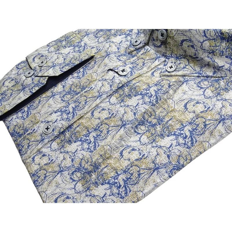 6XL-9XL Extra nagyméretű sportos elegáns B.Fehér Árvácskás férfi hosszú ujjú ing kiváló minőségű rugalmas pamut anyagból.Rendeljen online kényelmesen vagy jöjjön el személyesen üzletünkbe!2