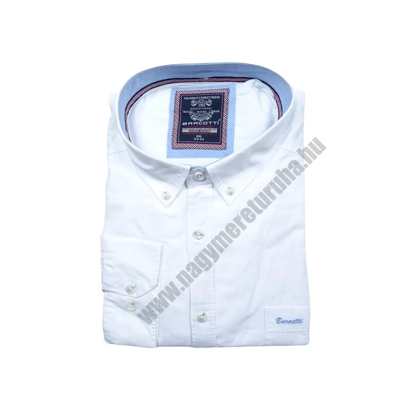 6XL-9XL Extra nagyméretű sportos elegáns B.Fehér,kék hímzett zsebes férfi hosszú ujjú ing kiváló minőségű 100% pamut anyagból.Rendeljen online kényelmesen vagy jöjjön el személyesen üzletünkbe!