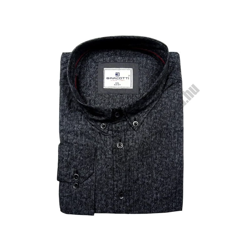 6XL-9XL Extra nagyméretű sportos elegáns B.Fekete mintás férfi hosszú ujjú ing kiváló minőségű rugalmas pamut anyagból.Rendeljen online kényelmesen vagy jöjjön el személyesen üzletünkbe!