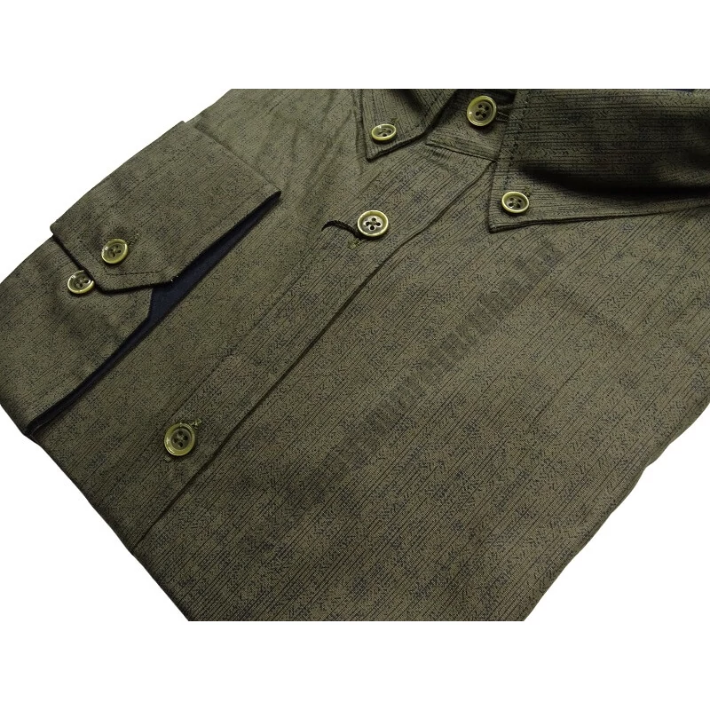 6XL-9XL Extra nagyméretű sportos elegáns B.Olíva mintás férfi hosszú ujjú ing kiváló minőségű rugalmas pamut anyagból.Rendeljen online kényelmesen vagy jöjjön el személyesen üzletünkbe!2