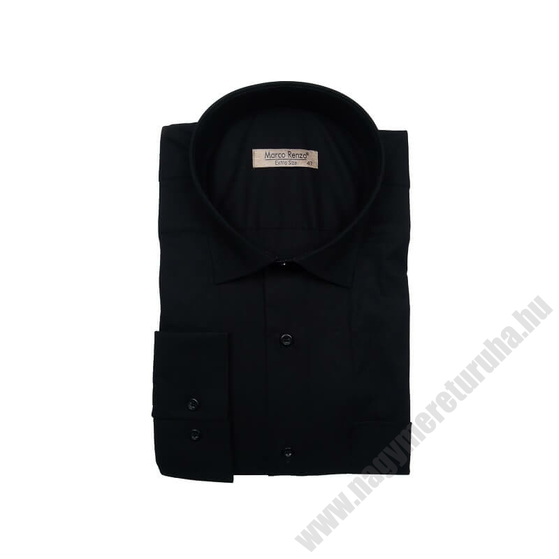 3XL Nagyméretű elegáns M.Fekete zsebes férfi hosszú ujjú ing kiváló minőségű anyagokból.Rendeljen online kényelmesen vagy jöjjön el személyesen üzletünkbe!