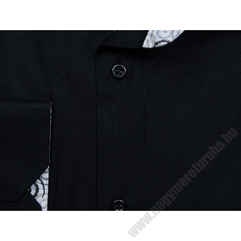4XL-Nagyméretű elegáns M.Fényes fekete zsebes férfi hosszú ujjú ing kiváló minőségű anyagokból.Rendeljen online kényelmesen vagy jöjjön el személyesen üzletünkbe!2