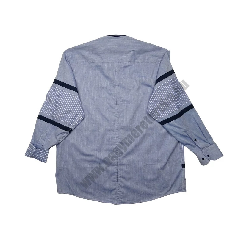 2XL,3XL,4XL,5XL,6XL nagy méretű B.Kék sötétkék csíkos férfi hosszú ujjú lenvászon ing. Kényelmes nyári viselet.Rendeljen online kényelmesen vagy jöjjön el személyesen üzletünkbe!3