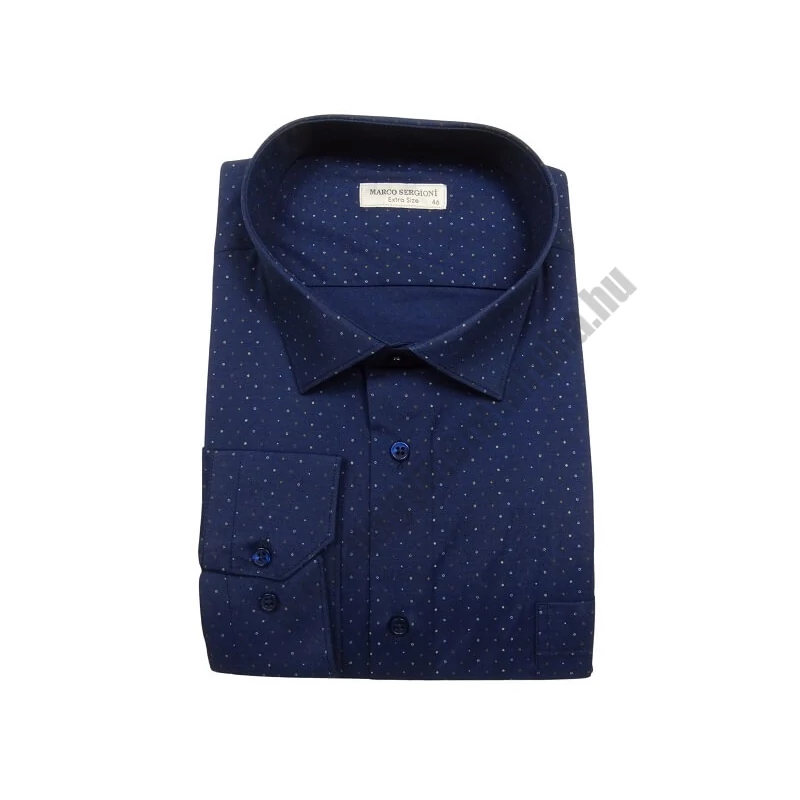 4XL-11XL Extra nagyméretű alkalmi M.Sötétkék, barna pöttyös zsebes férfi hosszú ujjú ing kiváló minőségű rugalmas pamutból.Rendeljen online kényelmesen vagy jöjjön el személyesen üzletünkbe!