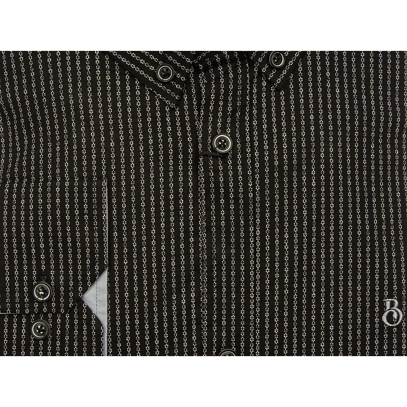 6XL, 7XL, 8XL, 9XL extra nagyméretű B.Fekete, fehér mintás férfi hosszú ujjú ing prémium minőségű rugalmas pamutból.Rendeljen online gyors szállítással vagy jöjjön el hozzánk személyesen üzletünkbe!2