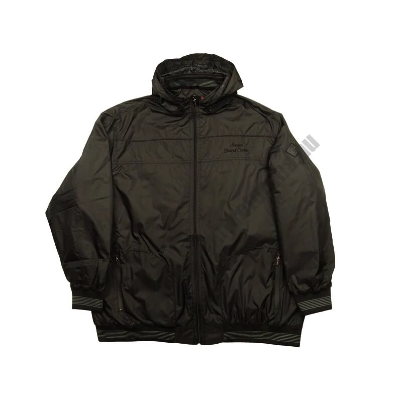 Prémium minőségű 7XL-10XL Extra nagyméretű férfi vízlepergetős kapucnis dzseki, fekete színben. Tekintse meg online vagy jöjjön el hozzánk személyesen üzletünkbe!