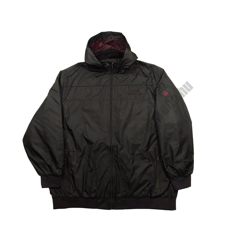 Férfi vízlepergetős kapucnis dzseki 9XL sötétkék extra.