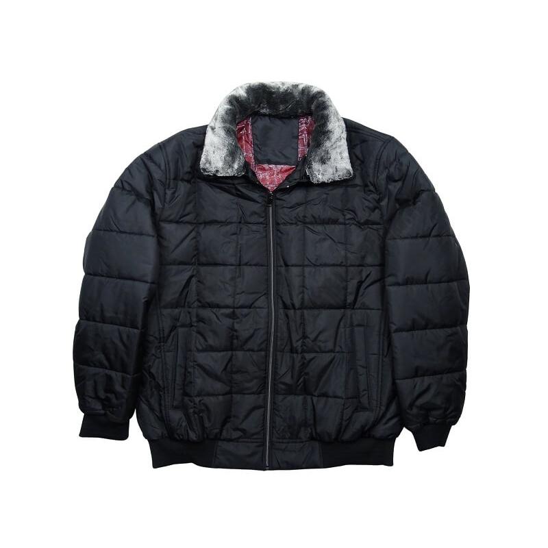 XL-6XL nagyméretű fekete színű, szőrmegalléros férfi télikabát, prémium minőségű anyagokból. Tekintse meg online vagy jöjjön el hozzánk személyesen üzletünkbe.