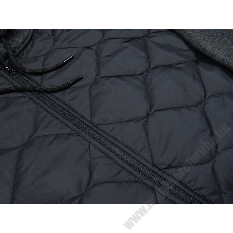 Prémium minőségű PP.Fekete férfi nagyméretű steppelt pulcsi dzseki.Rendeljen online kényelemesen vagy jöjjön el hozzánk üzletünkbe!2