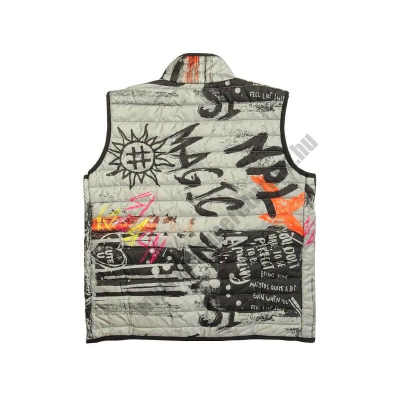 3XL-10XL extra nagyméretű férfi pufi mellény divatos graffiti feliratokkal, mely az őszi/téli szezon sláger terméke.Rendeljen online kényelemesen vagy jöjjön el hozzánk személyesen üzletünkbe!4